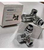 Handdoekrek Radiatorkleppen 15mm radiator klep hoek 4X SET, Nieuw, Ophalen of Verzenden, H, H