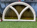 2 Authentieke Halfrond Gietijzeren Stalramen incl glas, Ophalen of Verzenden, Zo goed als nieuw, Minder dan 80 cm