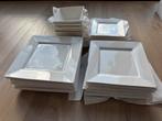 Wit serviesset - 32 delig - 8 persoons, Huis en Inrichting, Keuken | Servies, Ophalen of Verzenden, Zo goed als nieuw, Effen, Compleet servies