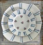 Digoin Sarreguemines gebaksbord met 6 gebaksbordjes