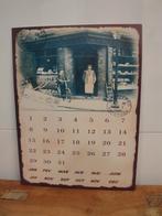 LEUKE METALEN JAARKALENDER, Ophalen of Verzenden, Jaarkalender, Gebruikt