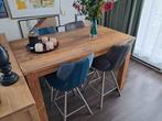 Teak houten eettafel (hoog), Ophalen, Zo goed als nieuw