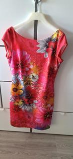 Desigual jurk maat M roze met bloemen, Kleding | Dames, Jurken, Maat 38/40 (M), Ophalen of Verzenden, Roze, Zo goed als nieuw