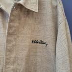 Keith Haring x H&M logo print jas beige/zand L-XL nr 42635, Kleding | Heren, Ophalen of Verzenden