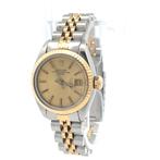 Rolex Date 26 goud/staal dames horloge ref. 6917 #240072, Staal, Rolex, Ophalen of Verzenden, Zo goed als nieuw