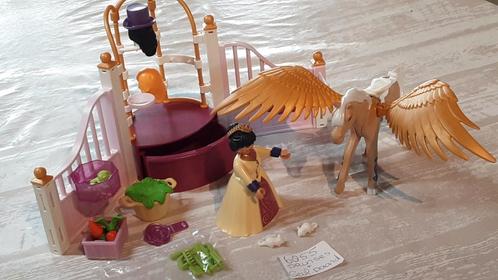 6855 prinses met pegasus gevleugeld paard, Kinderen en Baby's, Speelgoed | Playmobil, Zo goed als nieuw, Complete set, Ophalen of Verzenden