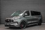 Ford Transit Custom 2.0 TDCI L2H1 136PK Limited DC / DUBBEL, Auto's, 136 pk, Zwart, 4 cilinders, 2020 kg