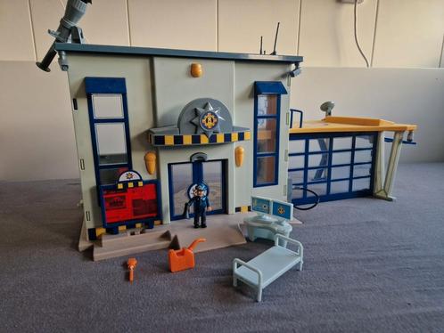Brandweerman Sam politiebureau, Kinderen en Baby's, Speelgoed | Playmobil, Gebruikt, Ophalen of Verzenden