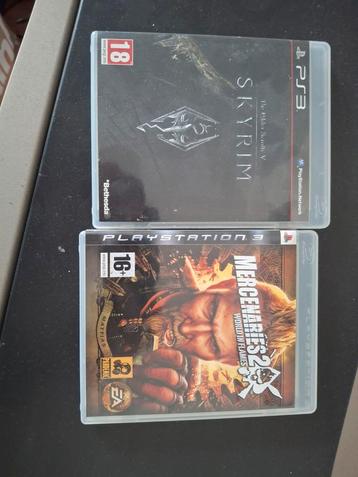 PS3 Games: Mercenaries 2 & Skyrim beschikbaar voor biedingen