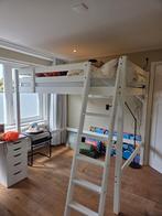 IKEA STORÅ hoogslaper, wit gebeitst, 140x200 cm, Huis en Inrichting, Slaapkamer | Stapelbedden en Hoogslapers, Ophalen, Hoogslaper