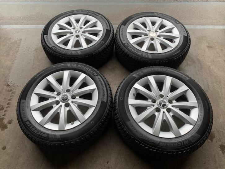 ORIGINELE MB B A KLASSE VELGEN + 4S BANDEN 205 55 R16 + TPMS, Auto-onderdelen, Banden en Velgen, Banden en Velgen, Winterbanden