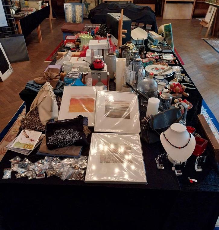 Partij Rommelmarktspullen, Antiek, Brokante, Deko, ..., Diversen, Rommelmarktspullen, Gebruikt, Ophalen
