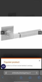 Intersteel Deurkruk Bau-Stil op vierkant rozet - RVS, Ophalen of Verzenden, Nieuw