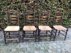 Friese knopstoelen met biezen zitting, Antiek en Kunst, Antiek | Meubels | Stoelen en Banken, Ophalen