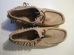 Schoenen merk Sioux- Grashopper, maat 41, met franje ~NIEUW~, Schoenen met lage hakken, Verzenden, Beige, Nieuw