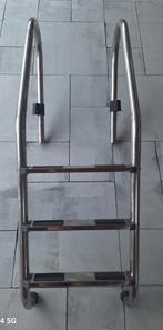 Zwembadtrap RVS - 3 Treden, Ophalen, Gebruikt, Ladder