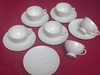 6x theekopjes en schotels Wedgwood Willow Weave, Antiek en Kunst, Antiek | Servies los, Ophalen of Verzenden