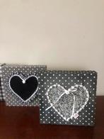 Handgemaakte Schilderijtjes met Hartjes, Ophalen of Verzenden
