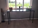 Sidetable, Ophalen, 100 tot 150 cm, Zo goed als nieuw, Glas