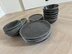 Xenos Toscane servies zwart, Ophalen, Nieuw, Bord(en), Overige stijlen
