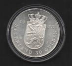 Zilveren 10 Gulden 1973 Koningin Juliana (122) Mooie Munt, Postzegels en Munten, Munten | Nederland, Ophalen of Verzenden, Koningin Juliana