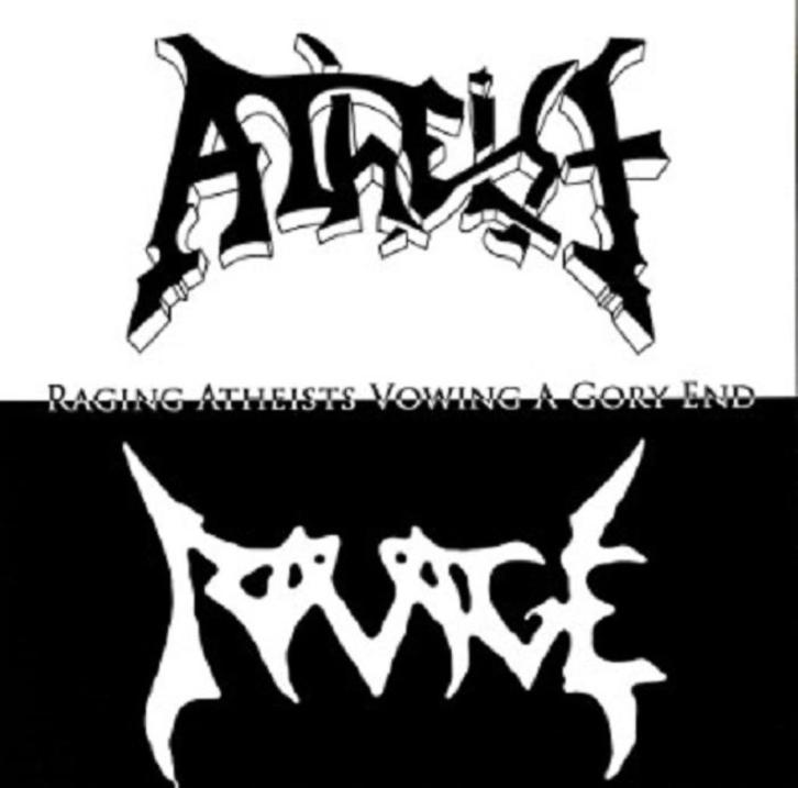 ATHEIST / RAVAGE - Raging Atheists Vowing A Gory End cd, Cd's en Dvd's, Cd's | Hardrock en Metal, Nieuw in verpakking, Ophalen of Verzenden