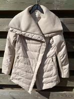 Greatime mt L Jas beige gewatteerd asymmetrisch grote kraag, Beige, Zo goed als nieuw, Great, Ophalen