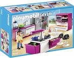 Playmobil Keuken met kookeiland – 5582, Ophalen of Verzenden, Zo goed als nieuw