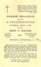 Stevens Pieter Haaren 1939 Vortum-Mullem, Ophalen of Verzenden