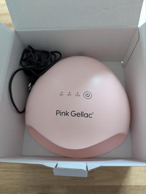 Zeer complete Pink Gellac set met lamp en toebehoren, Sieraden, Tassen en Uiterlijk, Uiterlijk | Cosmetica en Make-up, Zo goed als nieuw