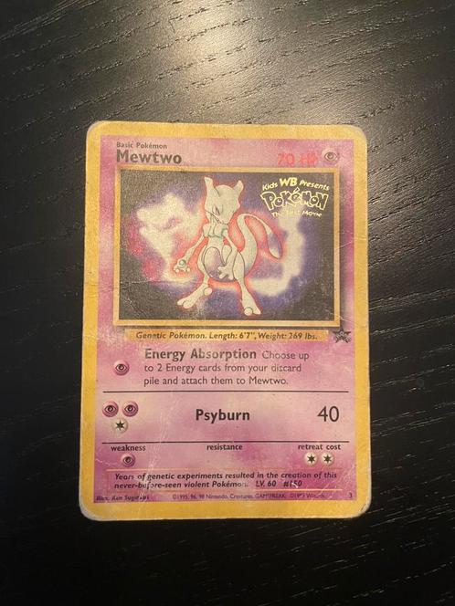 Mewto special edition, Hobby en Vrije tijd, Verzamelkaartspellen | Pokémon, Gebruikt, Losse kaart, Ophalen of Verzenden