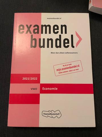 Examenbundel economie vwo 2021/2022 beschikbaar voor biedingen