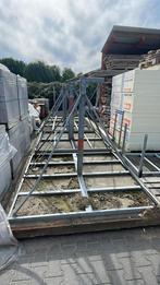 Bouw lichtmasten 6-10 of12 meter met betonvoet, Doe-het-zelf en Verbouw, Bouwverlichting, Ophalen, Gebruikt, Met statief, Lamp met armatuur