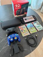 Nintendo Switch 2 + Controllers + Games - Like New, Ophalen, Zo goed als nieuw, Met 1 controller, Switch Original