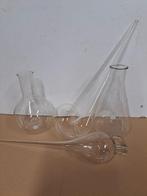 Pyrex laboratorium glas , kolf kolven pipet=verkocht, Ophalen of Verzenden