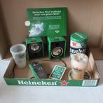Heineken promo materiaal boxen opener glas kaars SET PRIJS, Verzamelen, Biermerken, Ophalen of Verzenden, Gebruikt, Flesopener