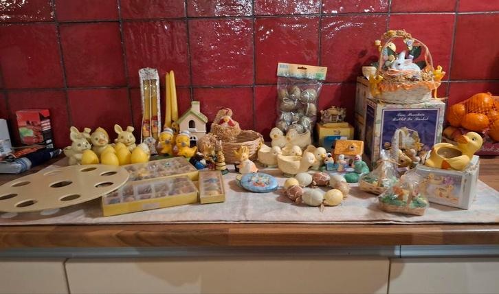 Leuke partij paasspullen decoratie, Diversen, Pasen, Gebruikt, Ophalen of Verzenden