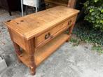 Mooi kastje side table., Huis en Inrichting, Tafels | Sidetables, Gebruikt, 100 tot 150 cm, Ophalen of Verzenden, Grenenhout