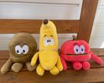Happeez handpop fruit knuffels Jan linders banaan kiwi appel, Overige supermarkten, Ophalen of Verzenden