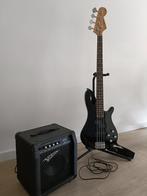 Basgitaar black + versterker van  Vision., Ophalen, Zo goed als nieuw, Elektrisch