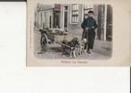 Volendam Vischboer met hondenkar 1900, Ophalen of Verzenden, Voor 1920, Ongelopen, Noord-Holland