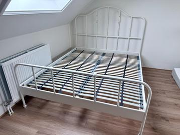 Sagstua bedframe wit 160x200 met lattenbodem - afbeelding 2