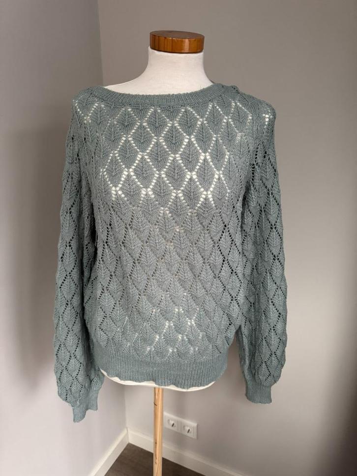 321 Dames trui Vera Moda, Kleding | Dames, Truien en Vesten, Zo goed als nieuw, Maat 38/40 (M), Groen, Ophalen of Verzenden