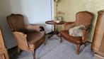 2 mooie stoelen in de kleur cognac., Huis en Inrichting, Fauteuils, Minder dan 75 cm, Gebruikt, 50 tot 75 cm, Ophalen