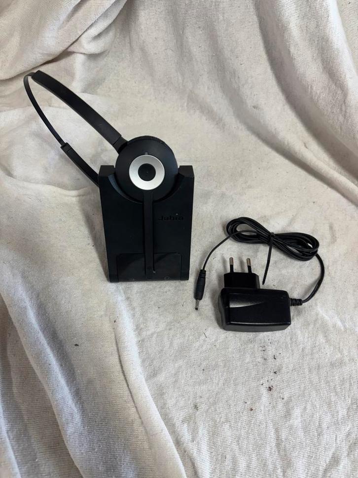 JABRA PRO 920 STEREO DECT DRAADLOZE HEADSET, Audio, Tv en Foto, Koptelefoons, Overige merken, Ophalen of Verzenden