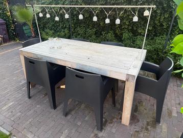Nog mooie hard houten tafel. beschikbaar voor biedingen