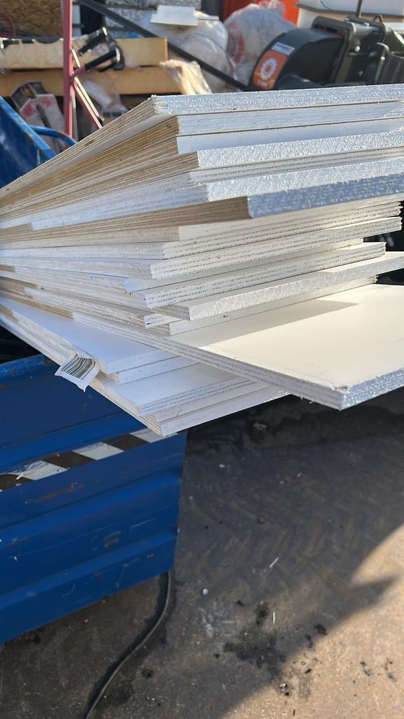 32 x Multiplex interieur platen 12mm - Partij €225, Doe-het-zelf en Verbouw, Platen en Panelen, Zo goed als nieuw, Multiplex, Minder dan 20 mm