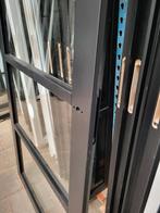 93x211,5cm Weekamp binnendeur opdek L Staal look zwart SL48, Ophalen, 80 tot 100 cm, Binnendeur, Nieuw
