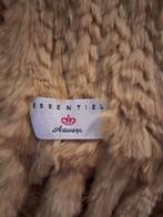 Sjaal van bont, Essentiel Antwerp. Mosterdkleur, Maat 46/48 (XL) of groter, Nieuw, Ophalen of Verzenden, Essentiel Antwerp