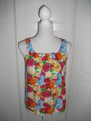 Amisu witte floral bloemen print top, maat XS beschikbaar voor biedingen